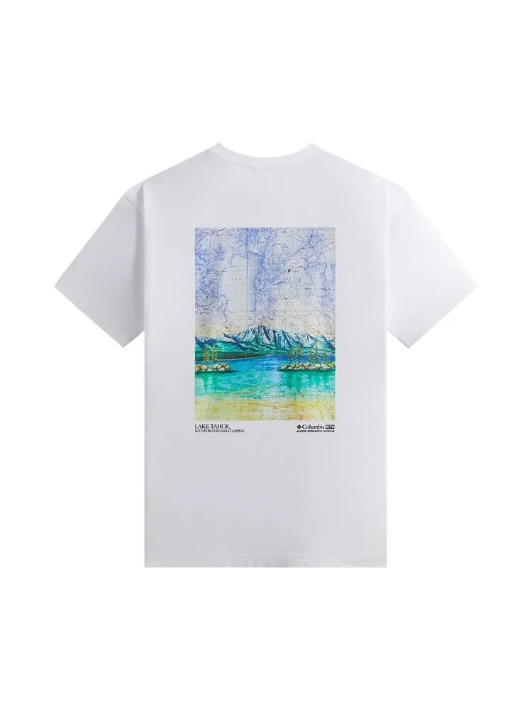 Футболка Kith For Columbia Lake Tahoe Classic Logo Tee — изображение 2 из 2, белый