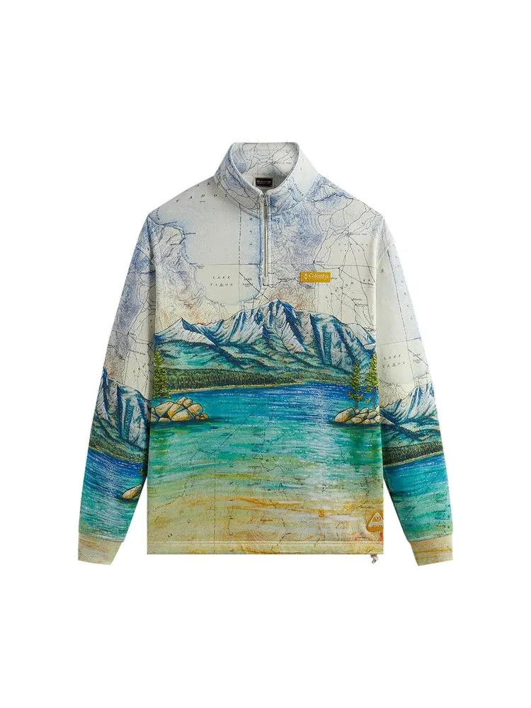 Толстовка Kith For Columbia Lake Tahoe Quarter Zip — изображение 1 из 2, мел