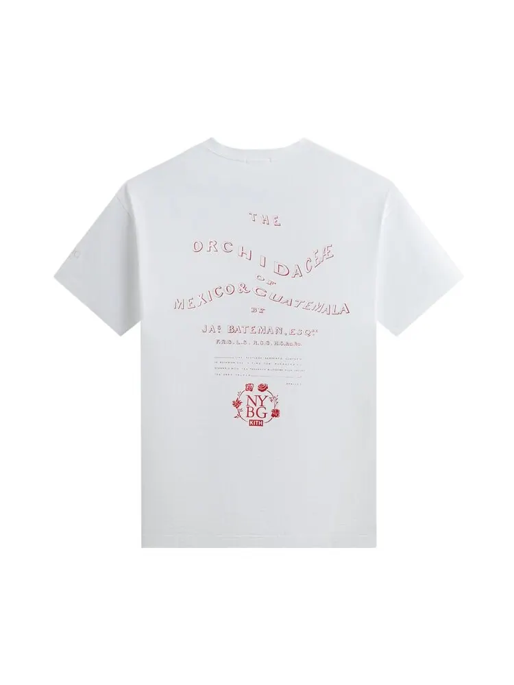 Футболка Kith x New York Botanical Garden Title Page Vintage 'White' — изображение 2 из 2, белый