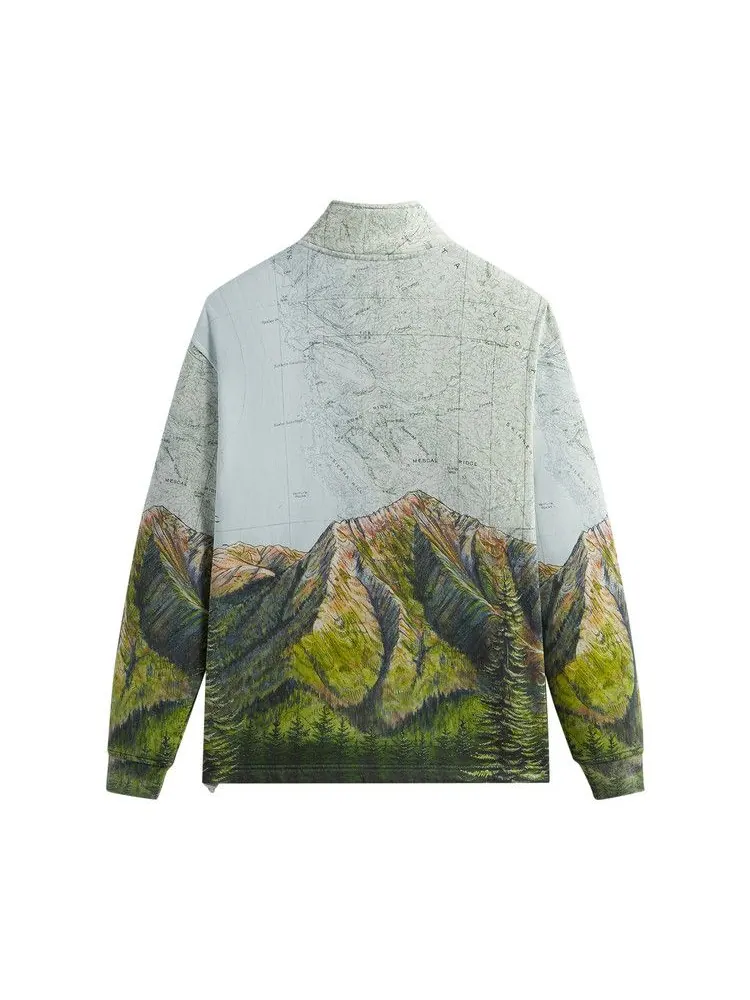 Толстовка Kith For Columbia Big Sur Quarter Zip, Arrival — изображение 2 из 2, синий
