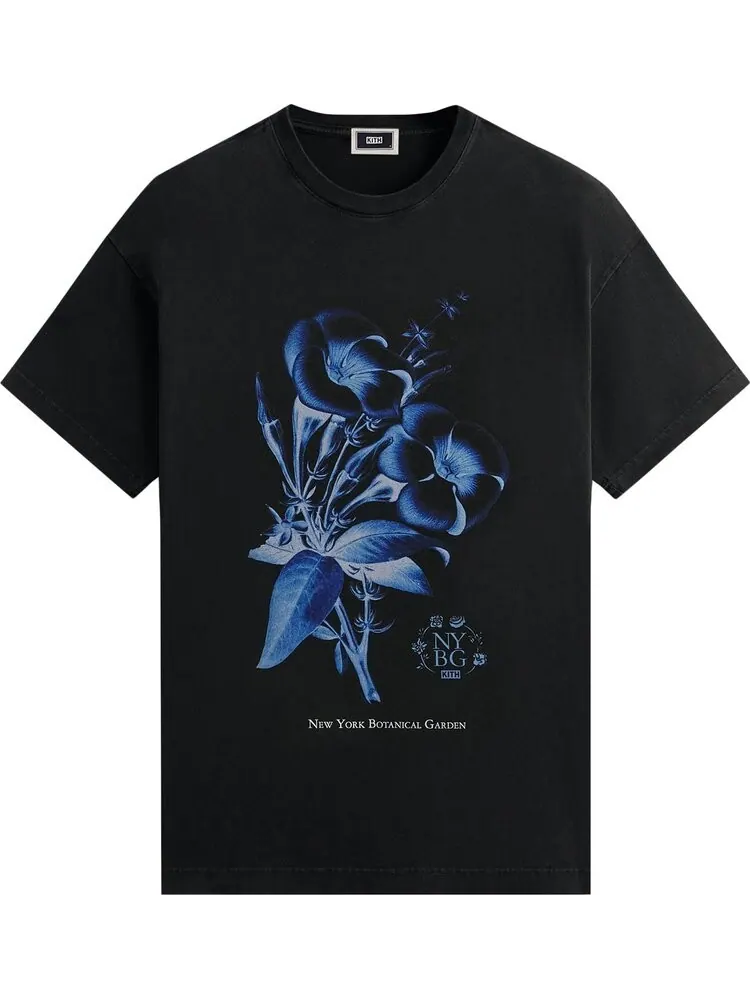 Футболка Kith x New York Botanical Garden Allamenda Vintage 'Black' — изображение 1 из 2, черный