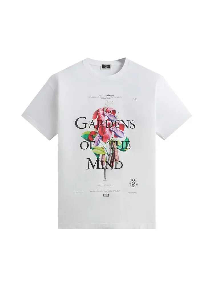Футболка Kith x New York Botanical Garden Le Sene Du Perou Vintage 'White' — изображение 1 из 2, белый