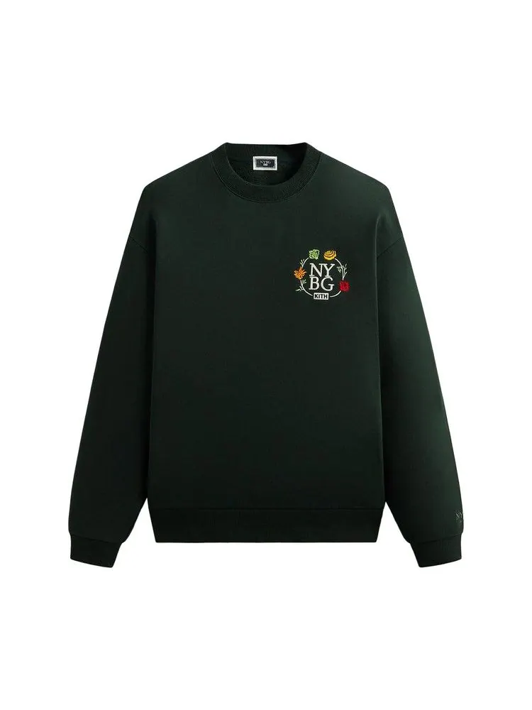 Свитер Kith for New York Botanical Garden Crewneck — изображение 1 из 1, зеленый