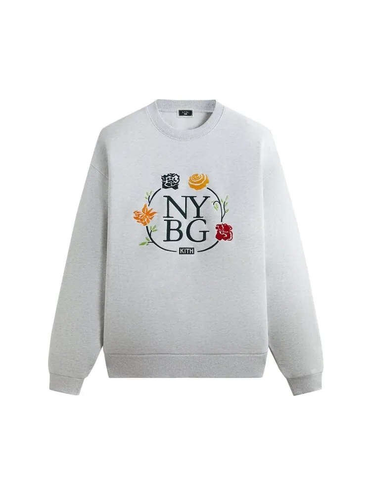 Толстовка Kith x New York Botanical Garden Logo Nelson Crewneck — изображение 1 из 2, серый