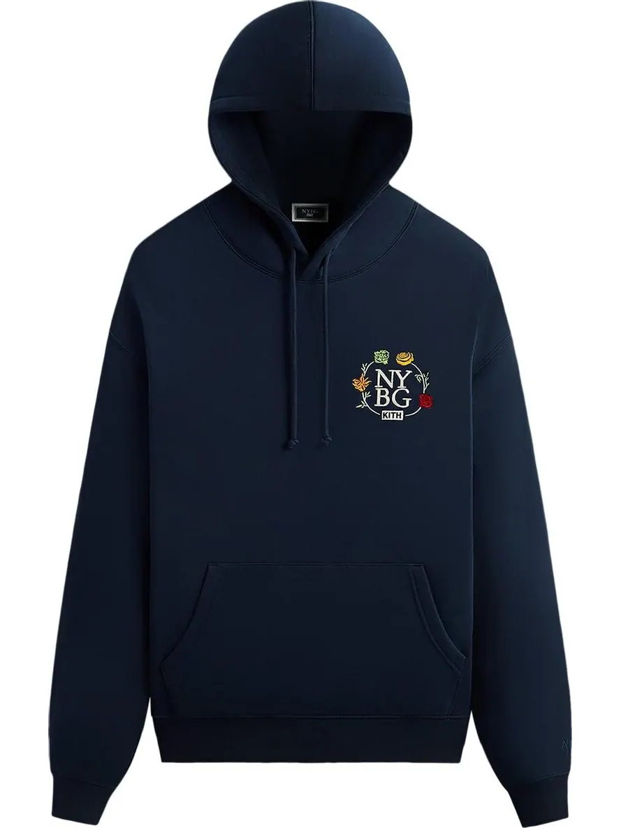 Худи Kith x New York Botanical Garden La Casse Williams III 'Nocturnal' — изображение 1 из 2, синий