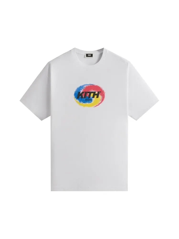 Футболка Kith Seoul Spiral Vintage Tee — изображение 1 из 1, белый