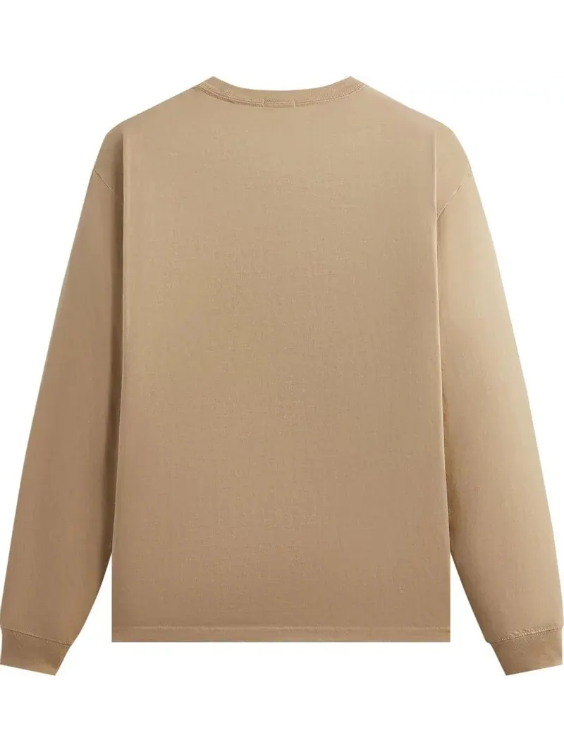 Свитшот Kith Floral Classic Logo Long Sleeve — изображение 2 из 4, бежевый