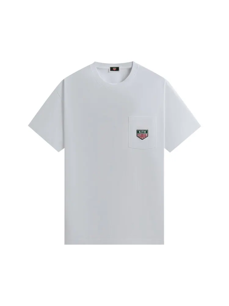 Футболка Kith x TAG Heuer Formula 1 Badge Pocket Tee — изображение 1 из 2, белый