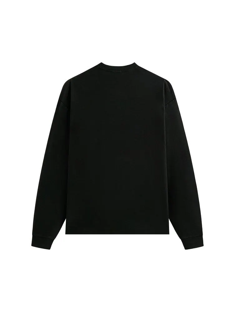 Футболка Kith Long-Sleeve Quinn Tee — изображение 2 из 2, черный