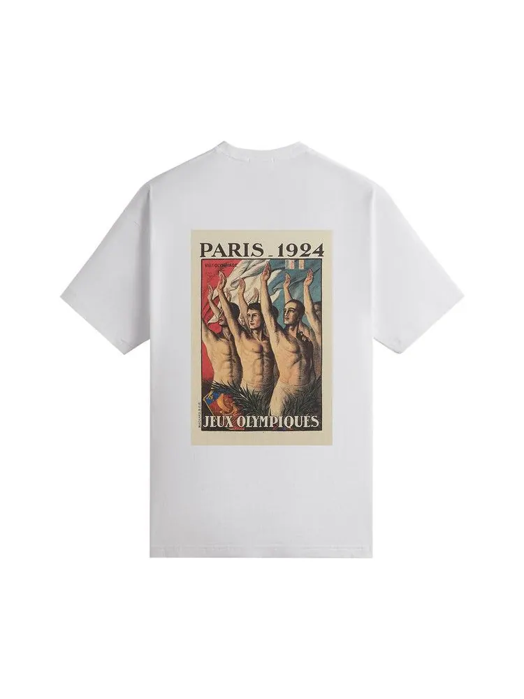 Футболка Kith For Olympics Heritage Paris 1924 Vintage Tee — изображение 2 из 2, белый