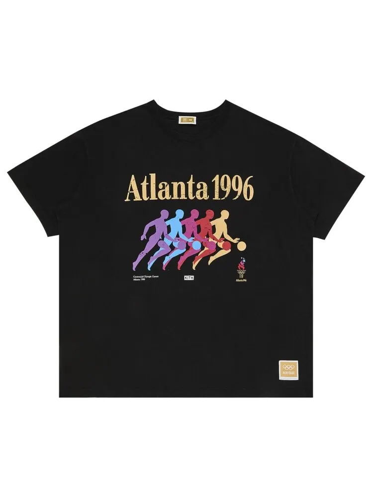 Футболка Kith For Olympics Heritage Atlanta Basketball Vintage Tee — изображение 1 из 3, черный