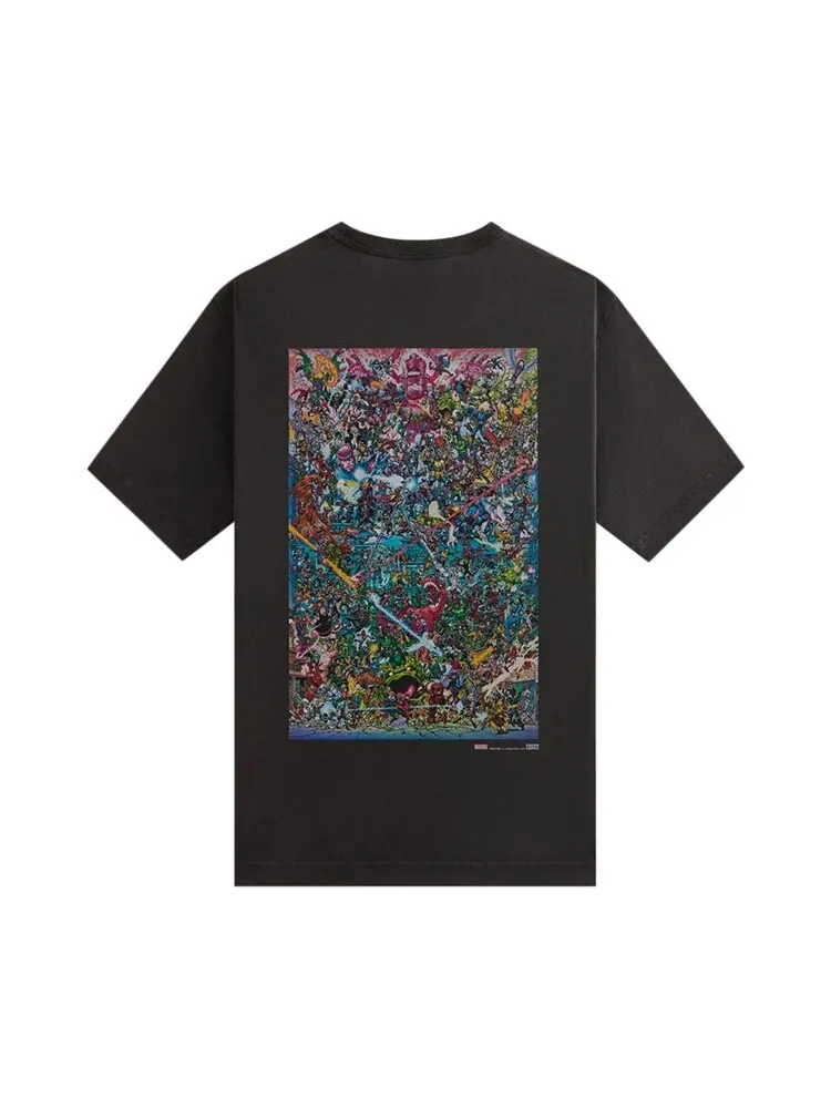 Футболка Kith x Marvel Universe Vintage Tee — изображение 2 из 2, черный