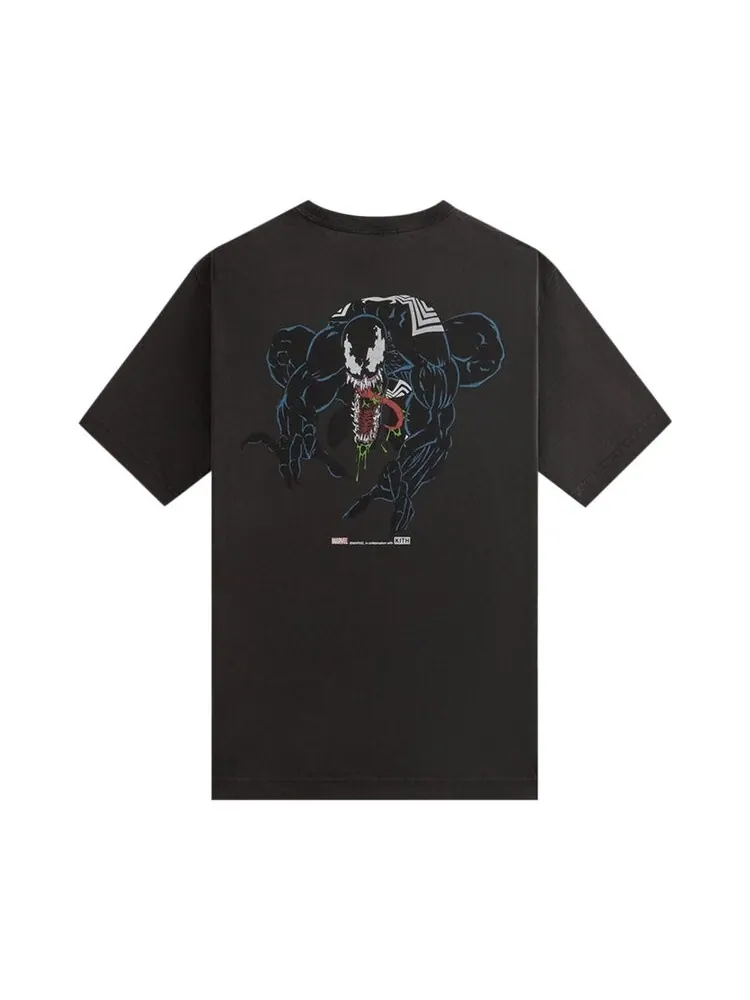 Футболка Kith x Marvel Venom Vintage Tee — изображение 2 из 2, черный