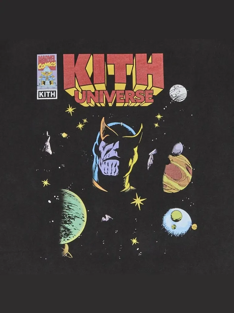 Футболка Kith x Marvel Infinity Vintage Tee — изображение 3 из 3, черный