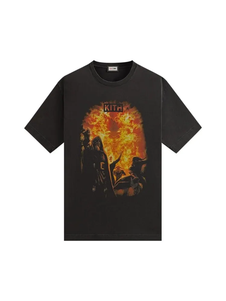 Футболка Kith x Marvel Villains Vintage Tee — изображение 1 из 2, черный