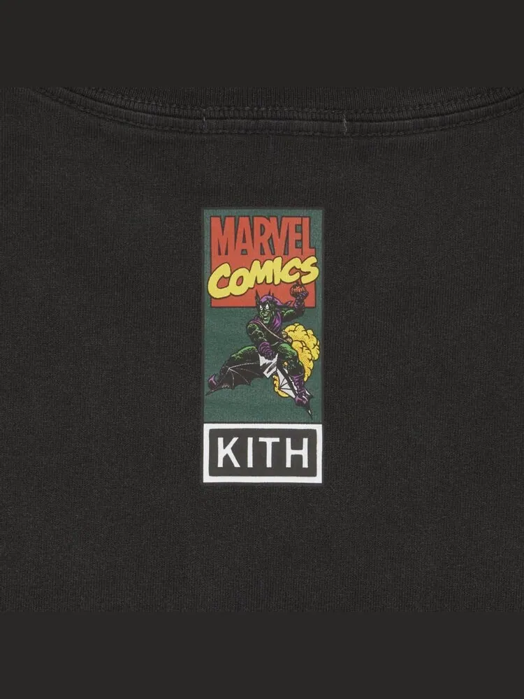 Футболка Kith x Marvel Goblin Knight Vintage Tee — изображение 3 из 3, черный