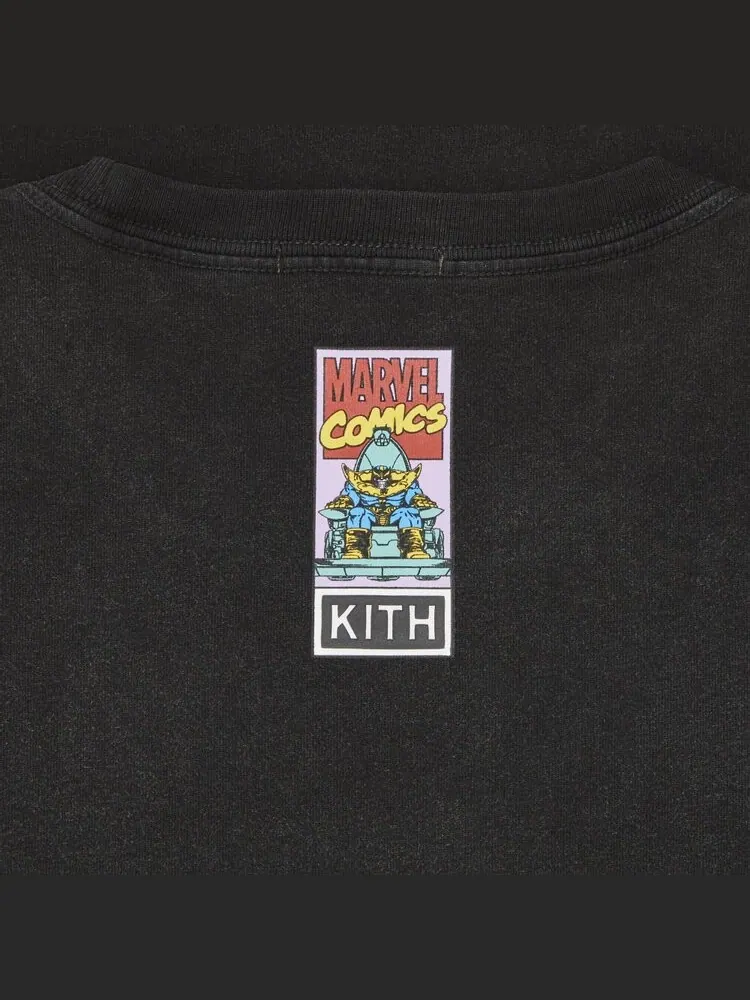 Футболка Kith x Marvel Mad Titan Vintage Tee — изображение 3 из 3, черный