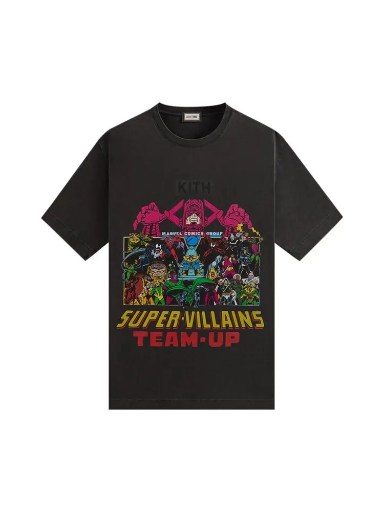 Футболка Kith x Marvel Team Up Vintage Tee — изображение 1 из 2, черный