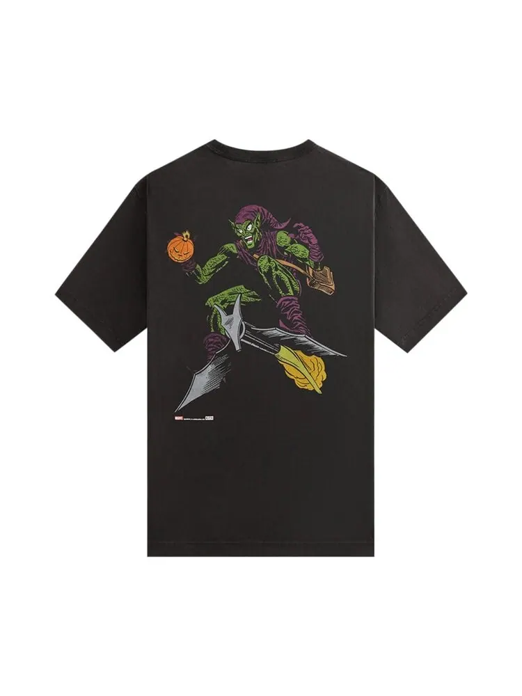 Футболка Kith x Marvel Green Goblin Vintage Tee — изображение 2 из 2, черный