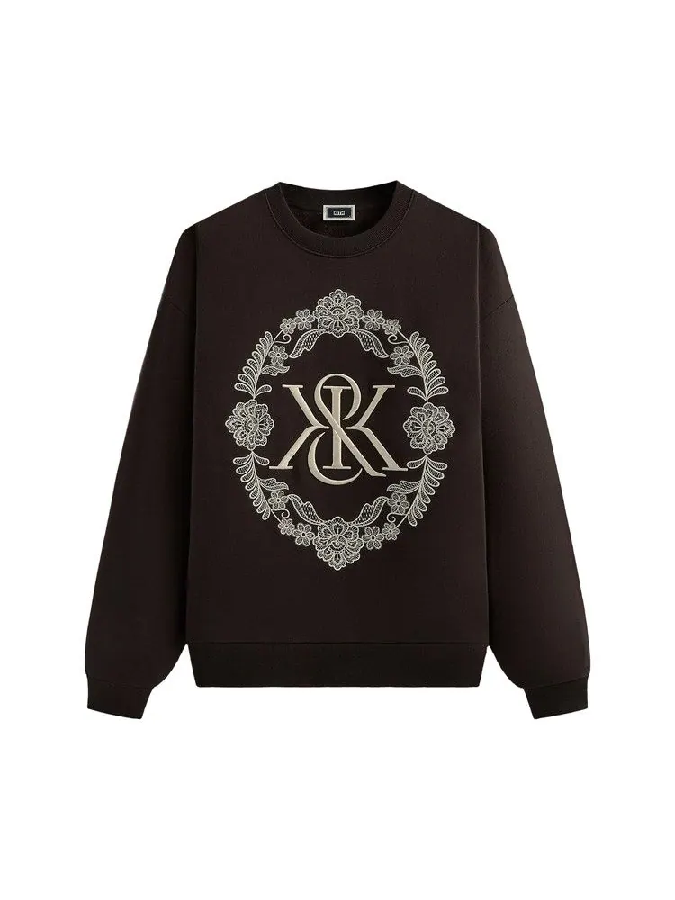 Свитер Kith Floral Lace Nelson CrewnecK, Kindling — изображение 1 из 1, черный