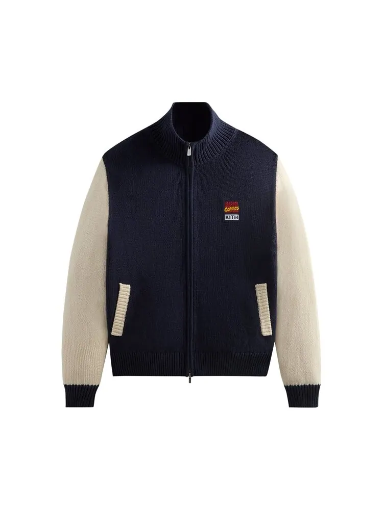 Свитер Kith x Marvel Comics Wyona Full Zip Sweater — изображение 1 из 2, ночной