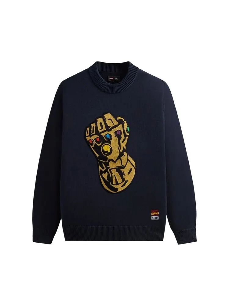 Свитер Kith x Marvel Thanos Lewis Crewneck Sweater — изображение 1 из 2, ночной