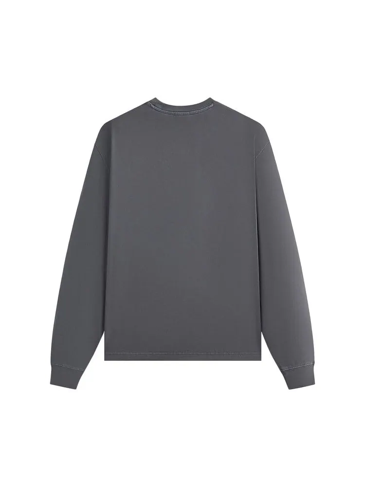 Футболка Kith Long Sleeve LAX Tee, Asteroid — изображение 2 из 2, серый