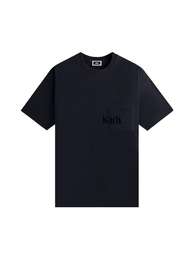 Футболка Kith Quinn Tee — изображение 1 из 2, адмиралский синий