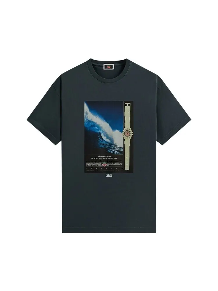 Футболка Kith x TAG Heuer Formula 1 Miami Vintage Tee — изображение 1 из 2, синий