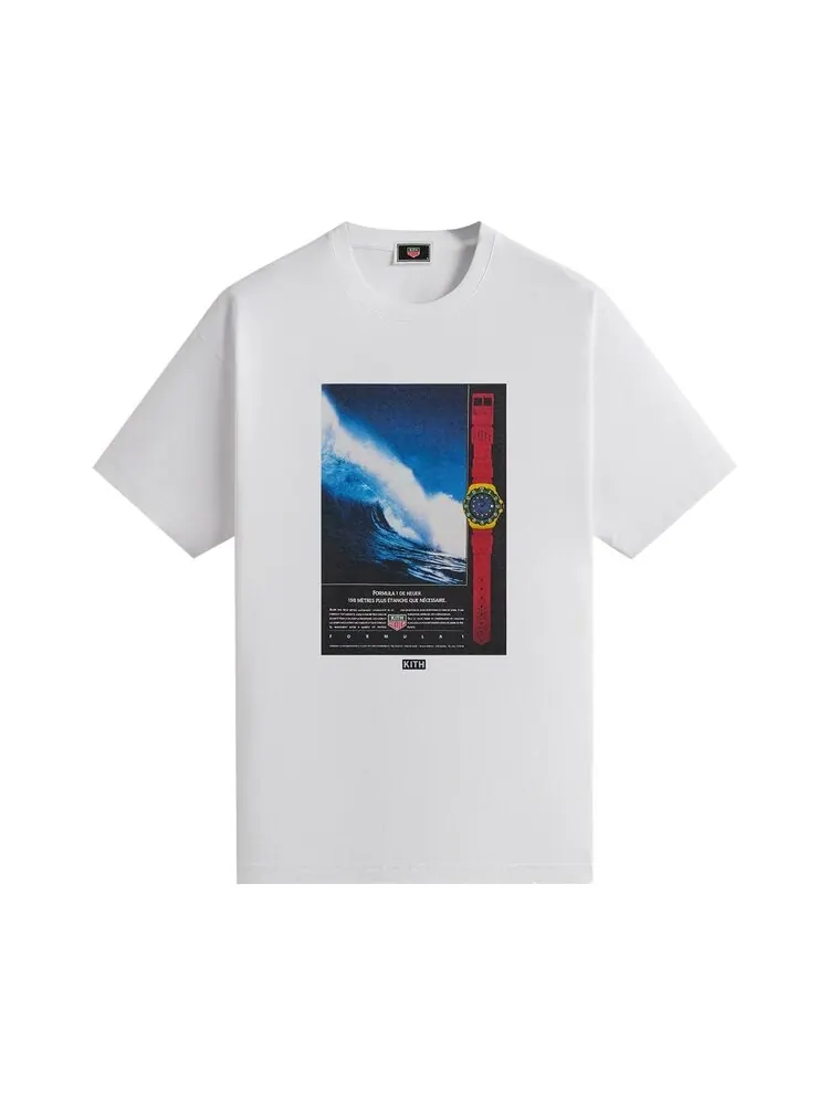 Футболка Kith x TAG Heuer Formula 1 Hawaii Vintage Tee — изображение 1 из 2, белый
