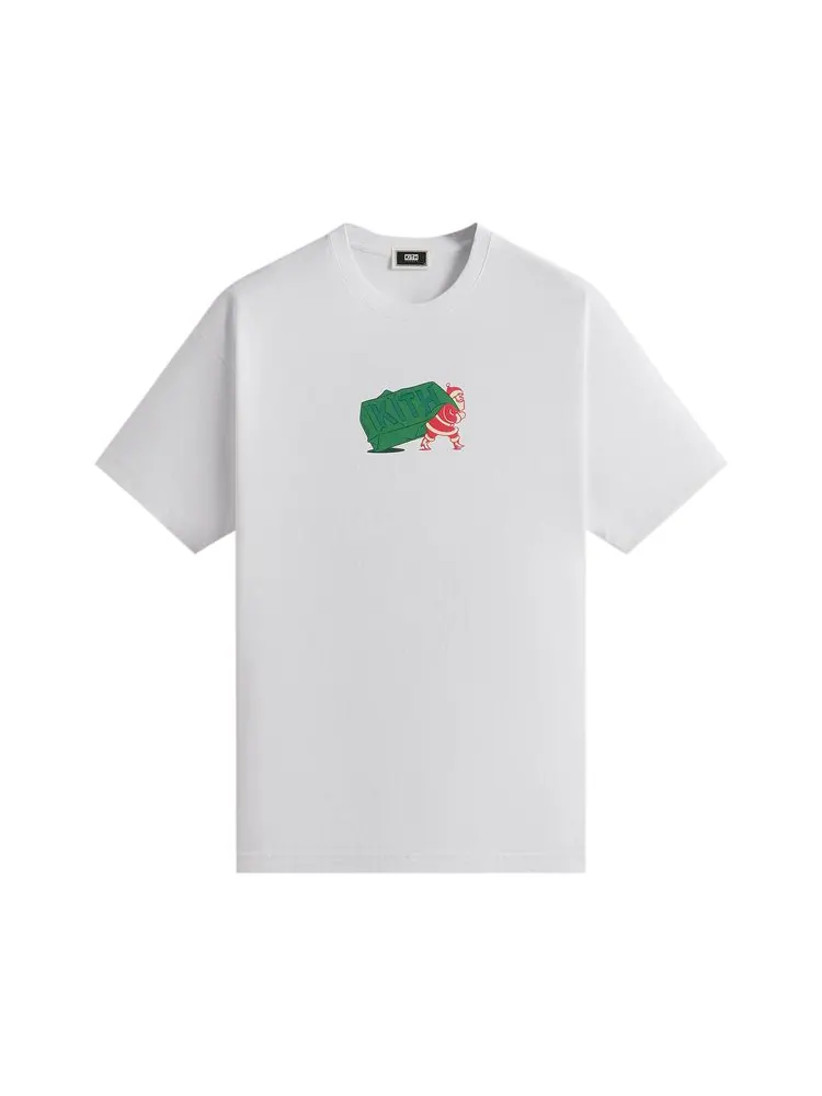 Футболка Kith Comic Santa Tee 'White' — изображение 1 из 2, белый