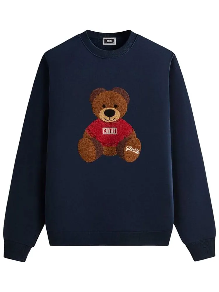 Свитшот Kith Kithmas Teddy Nelson Crewneck — изображение 1 из 1, синий