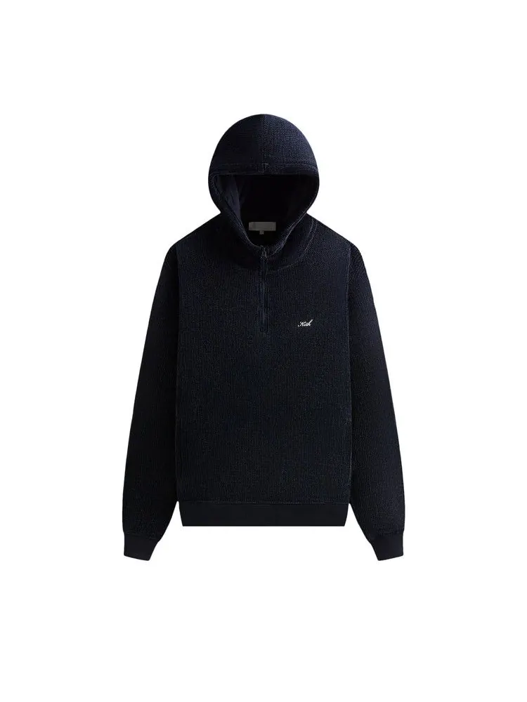Худи Kith Bonded Waffle Coleman Quarter Zip Hoodie — изображение 1 из 2, ночной
