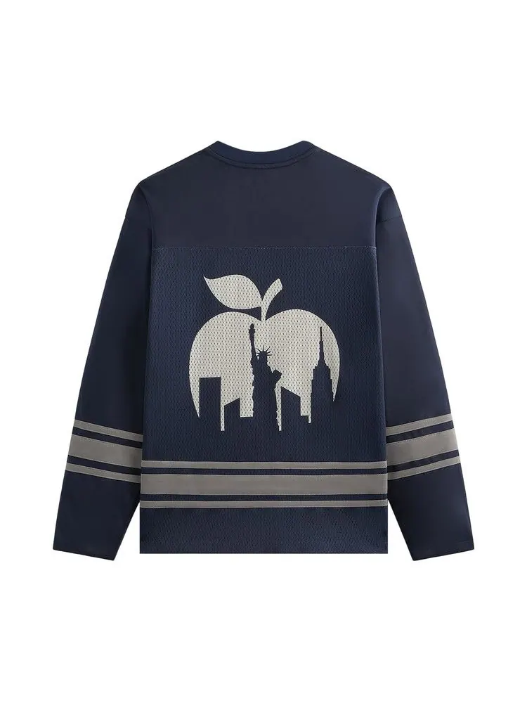 Джерси Kith NY to the World Big Apple Malik Long Sleeve Mesh Jersey — изображение 2 из 2, ночной