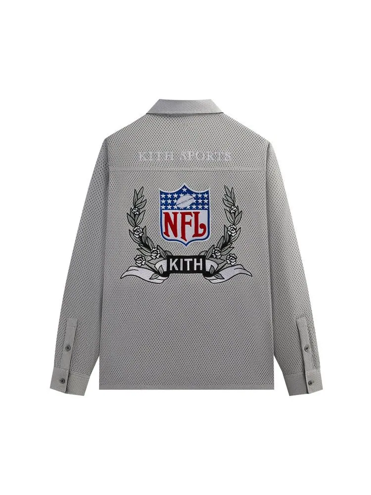 Топ Kith &, 47 for the NFL: Raiders Reversible Ginza — изображение 2 из 2, дымка