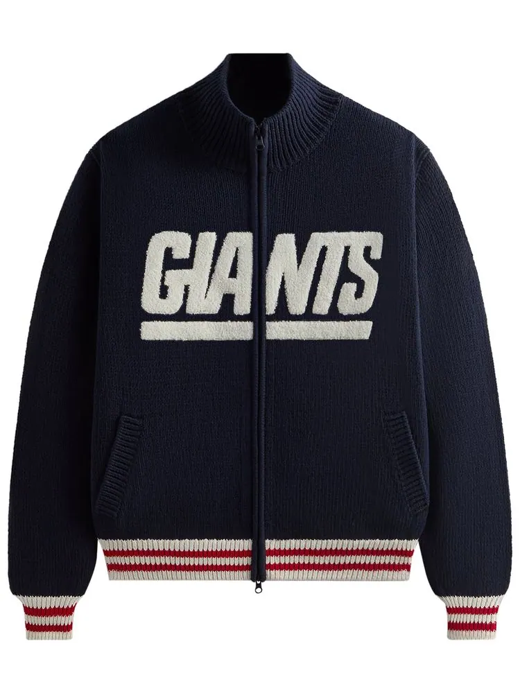 Свитер Kith & '47 for the NFL: Giants Wyona Full Zip Sweater 'Nocturnal' — изображение 1 из 2, ночной