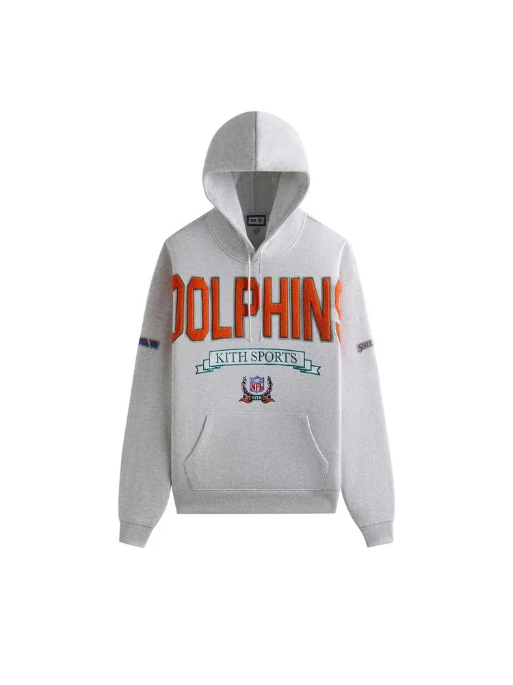 Худи Kith &, 47 for the NFL: Dolphins Nelson Hoodie — изображение 1 из 2, светлый серый