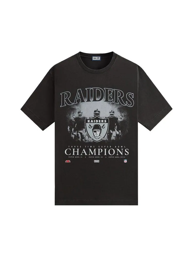Футболка Kith &, 47 for the NFL: Raiders Vintage Tee — изображение 1 из 2, черный