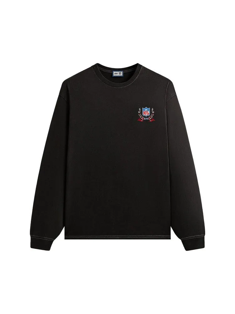 Футболка Kith &, 47 for the NFL: Giants Vintage Long-Sleeve Tee — изображение 1 из 2, черный