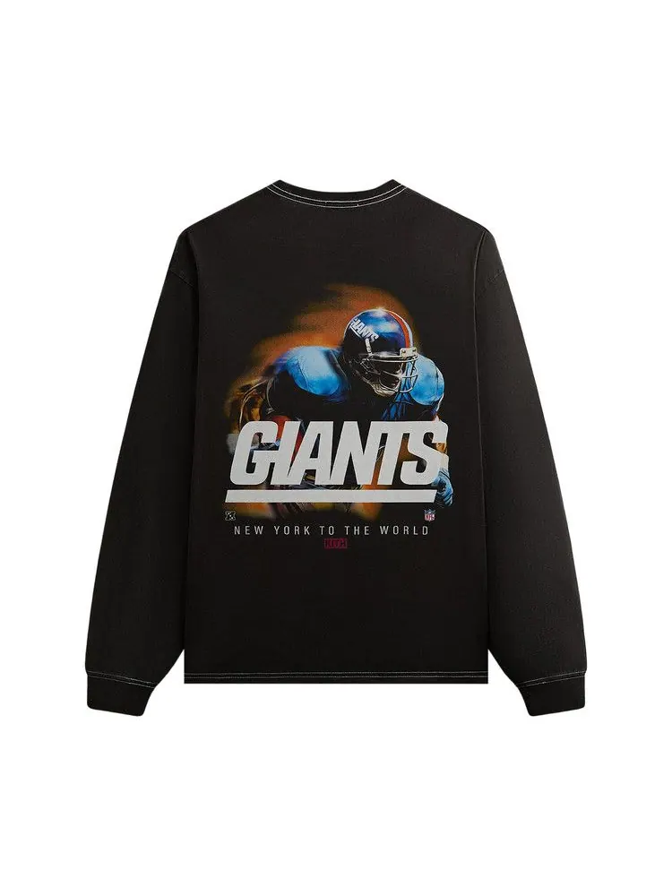 Футболка Kith &, 47 for the NFL: Giants Vintage Long-Sleeve Tee — изображение 2 из 2, черный