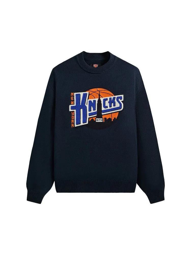 Свитер Kith For The New York Knicks Ball Lewis Sweater — изображение 1 из 2, ночной