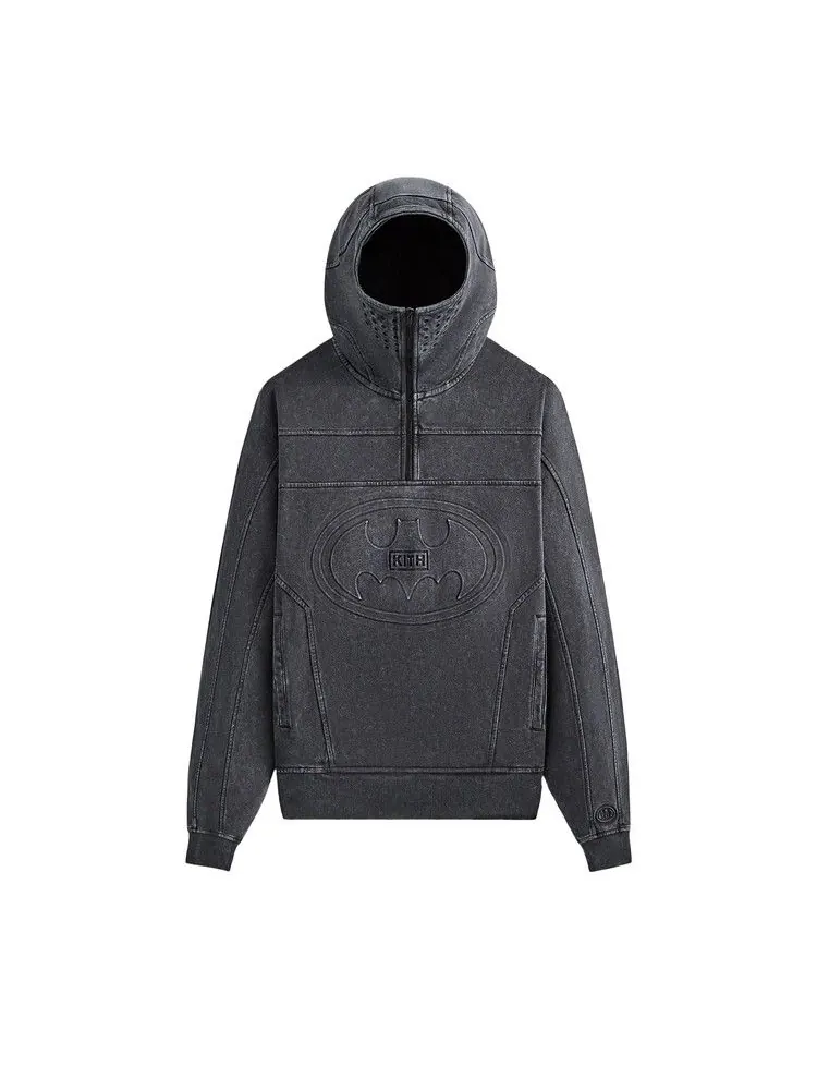 Худи Kith x Batman Quarter Zip Moto Hoodie — изображение 1 из 2, черный