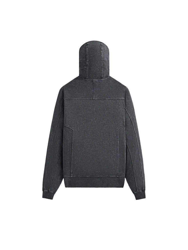 Худи Kith x Batman Quarter Zip Moto Hoodie — изображение 2 из 2, черный