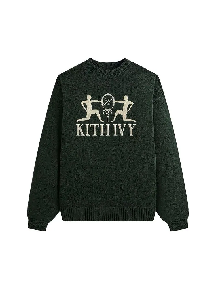 Свитер Kith Ivy Emblem Crewneck Sweater — изображение 1 из 2, зеленый