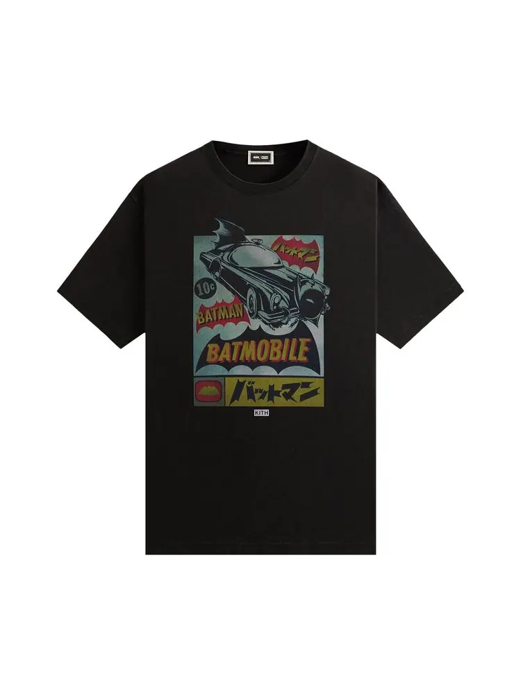 Футболка Kith x Batman Japanese Vintage Tee 'Black' — изображение 1 из 2, черный