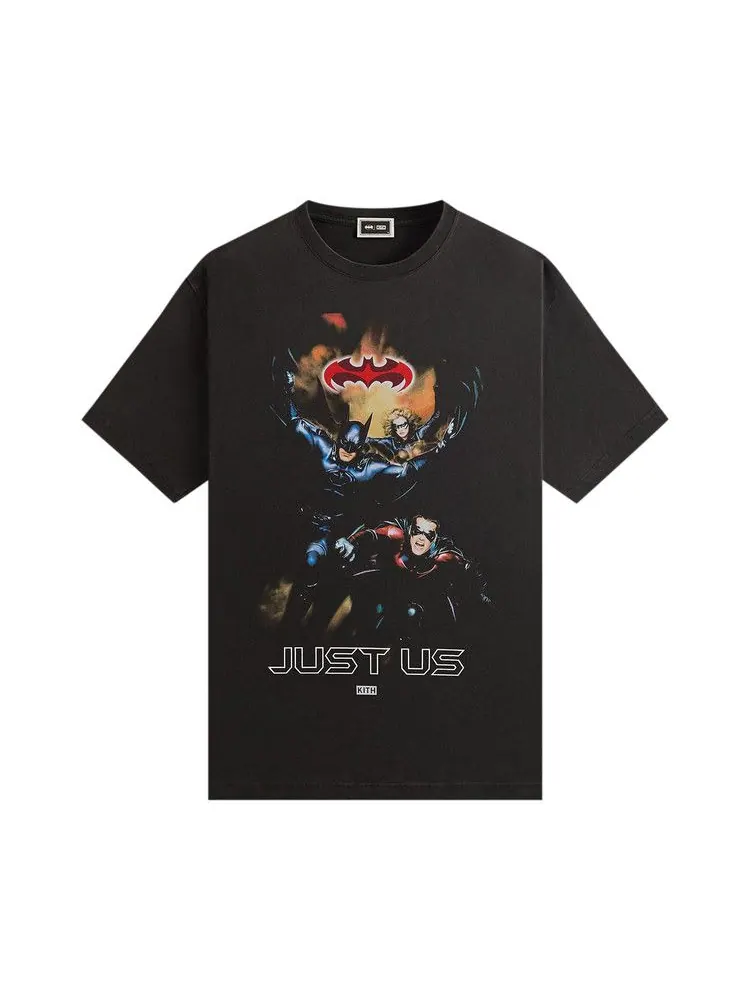 Футболка Kith x Batman Just Us Vintage Tee — изображение 1 из 2, черный
