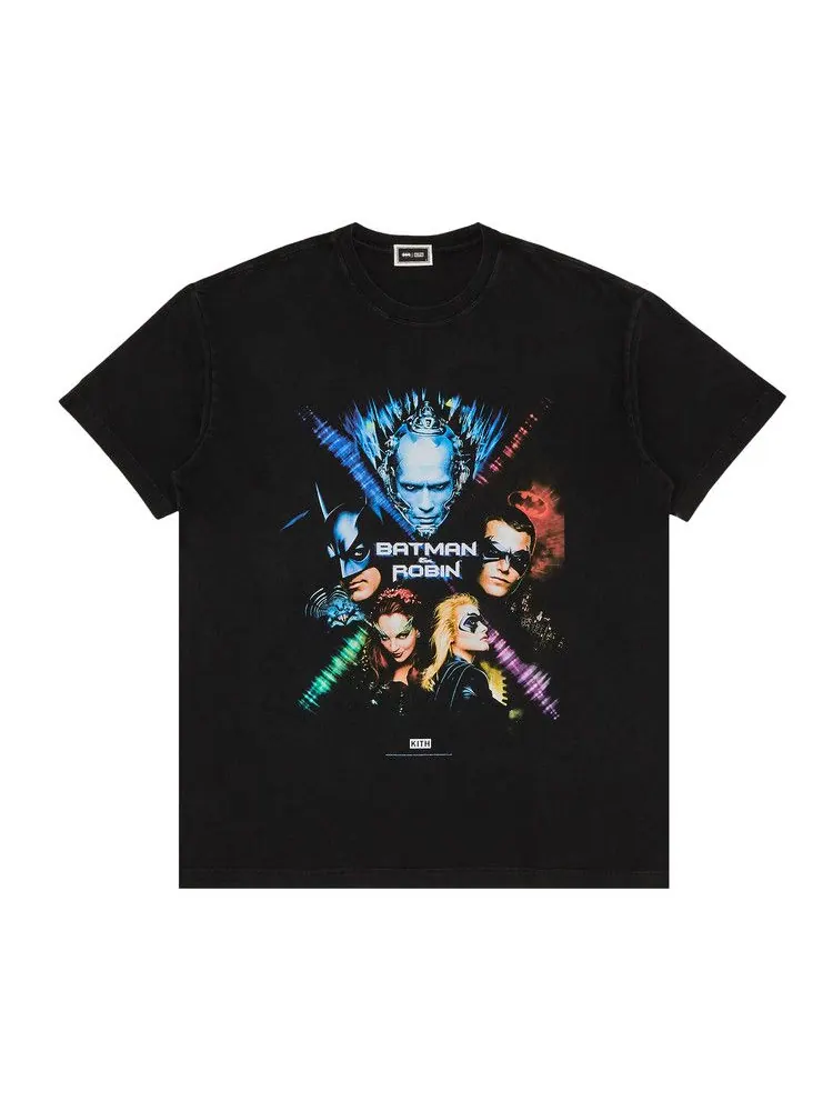 Футболка Kith x Batman Batman and Robin Vintage Tee — изображение 1 из 3, черный