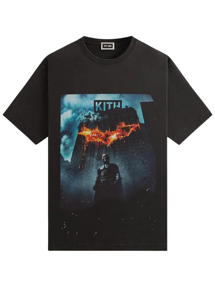 Футболка Kith x Batman Dark Knight International Vintage Tee 'Black' — изображение 1 из 2, черный