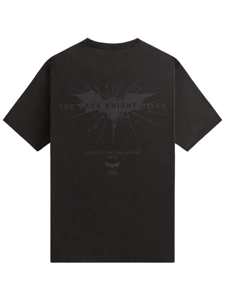Футболка Kith x Batman Dark Knight Rises Vintage Tee 'Black' — изображение 2 из 2, черный