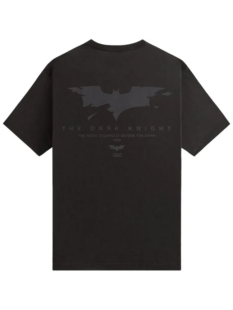 Футболка Kith x Batman Dark Knight Teaser Vintage Tee 'Black' — изображение 2 из 2, черный